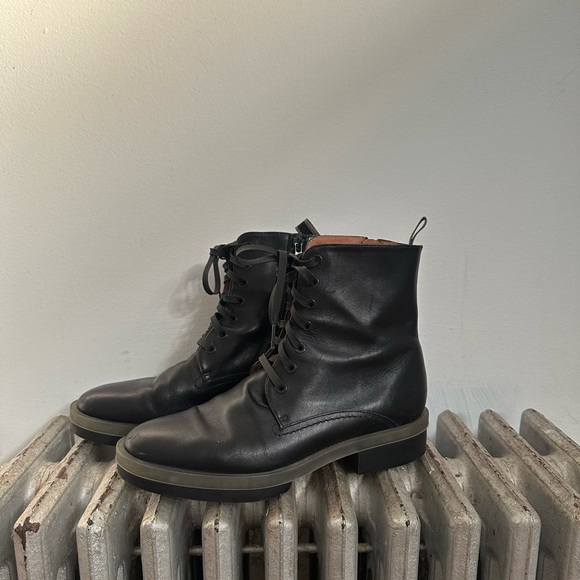 Leather Combat Boots - Picture 3 of 7